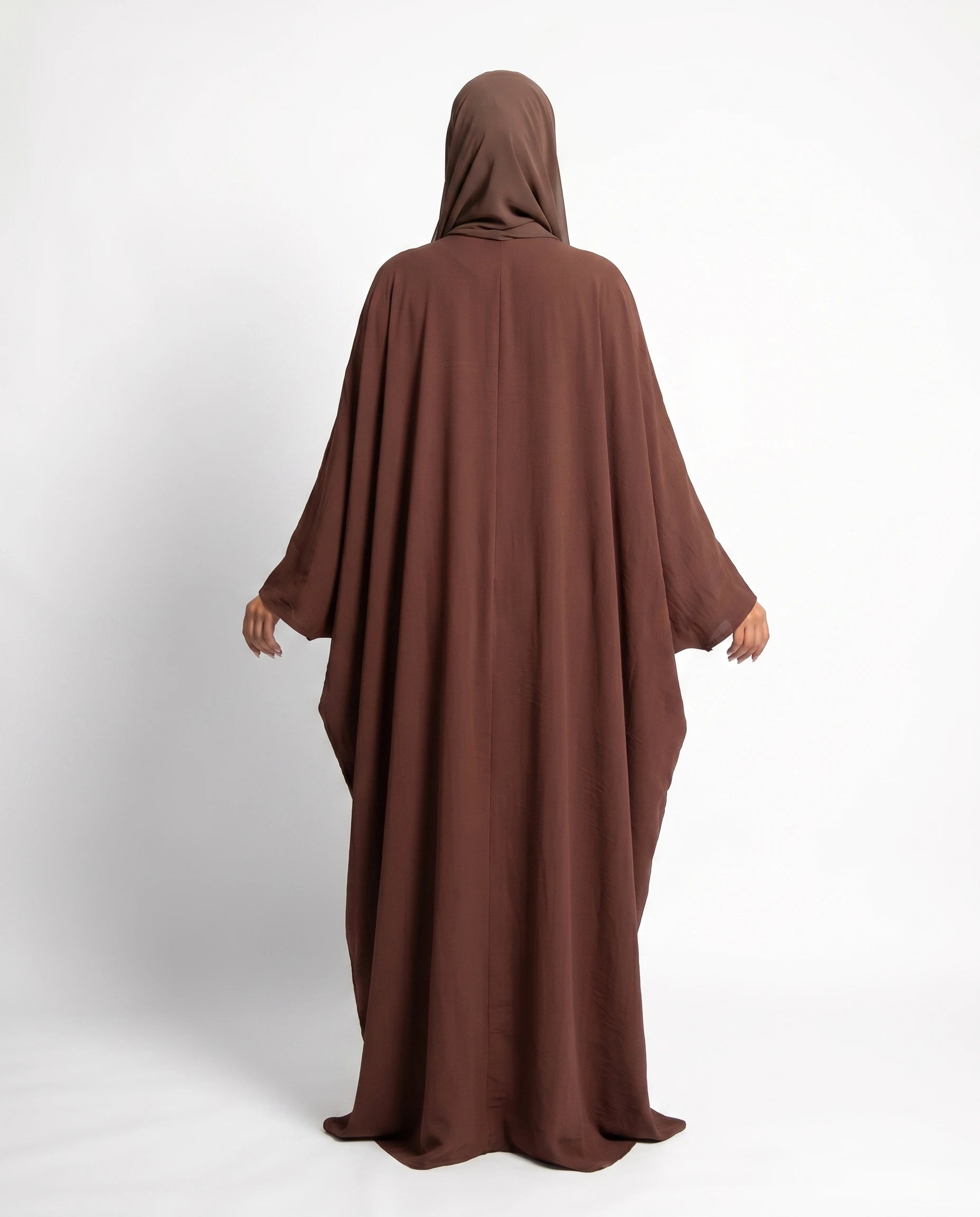 Brown Butterfly Abaya