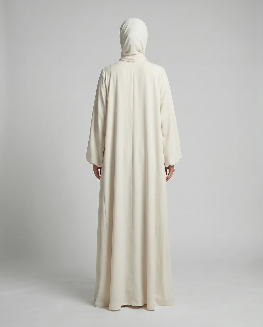 White Abaya Dress