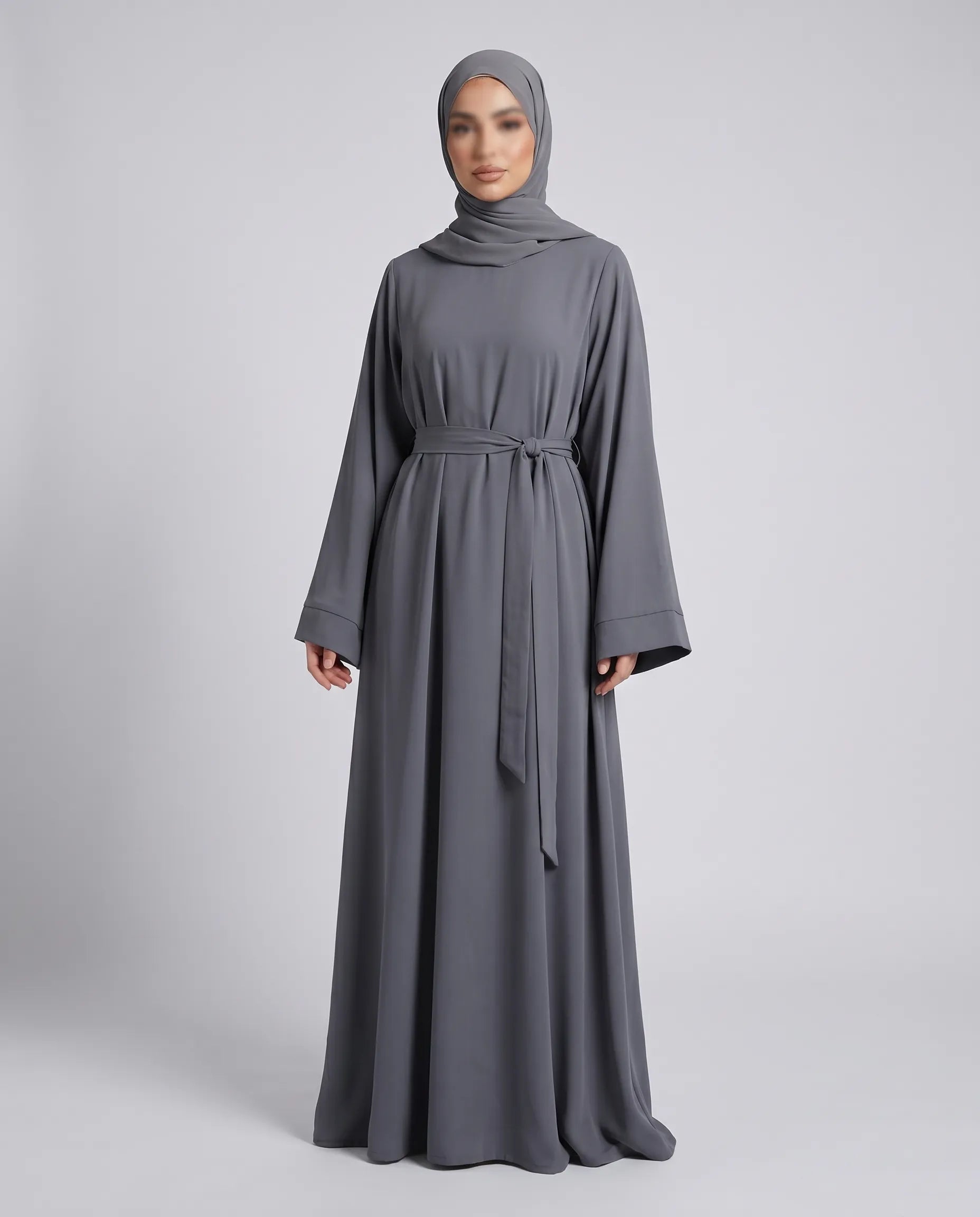 butterfly abaya with belt