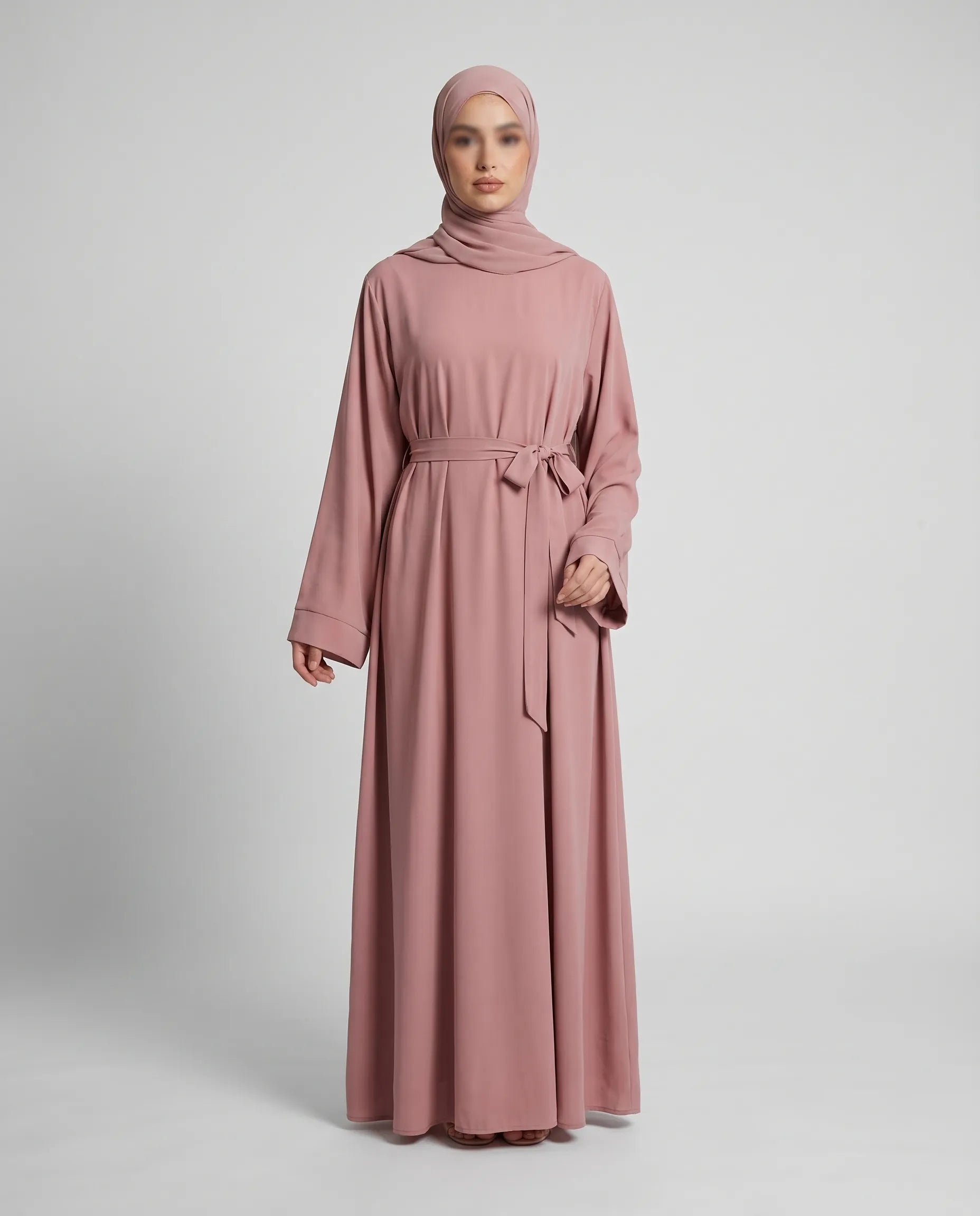 butterfly abaya with belt