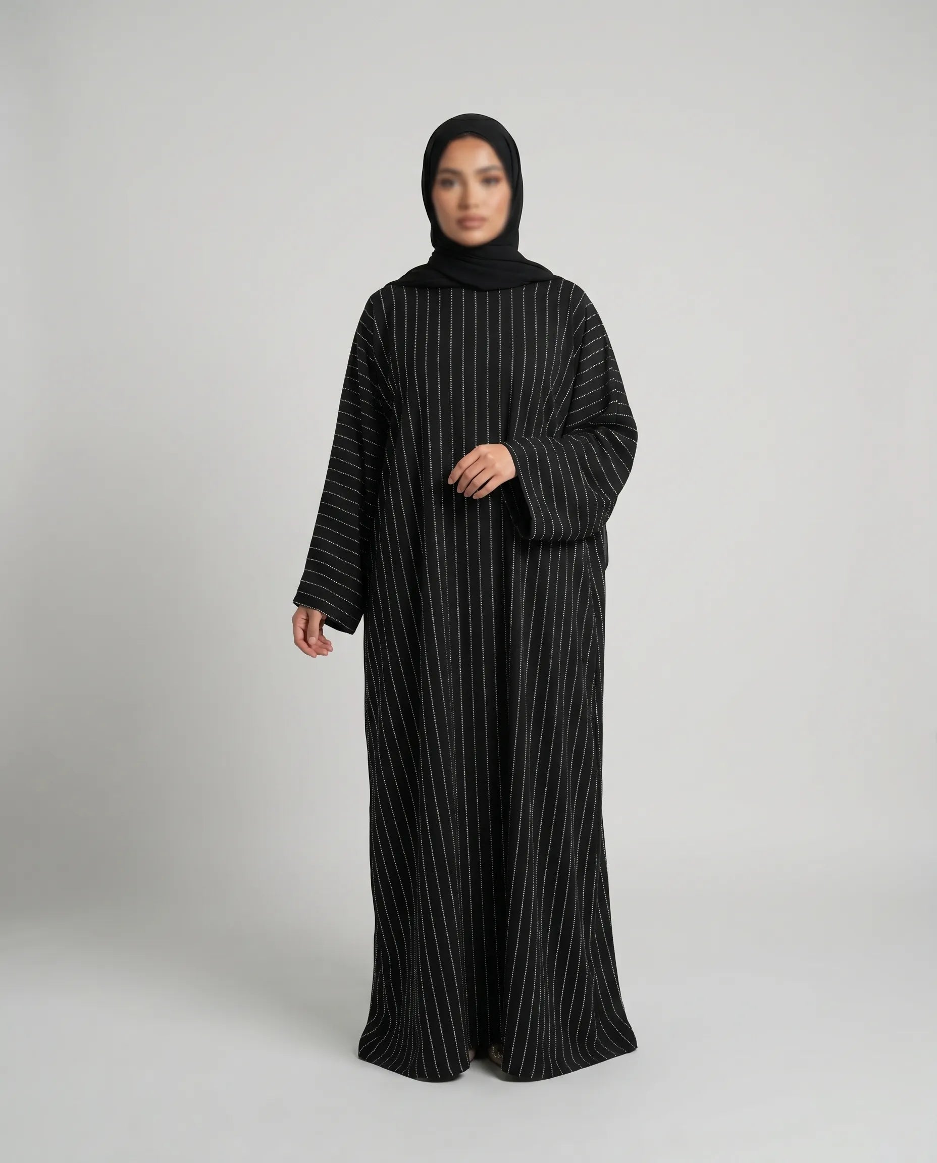 sparkly butterfly abaya