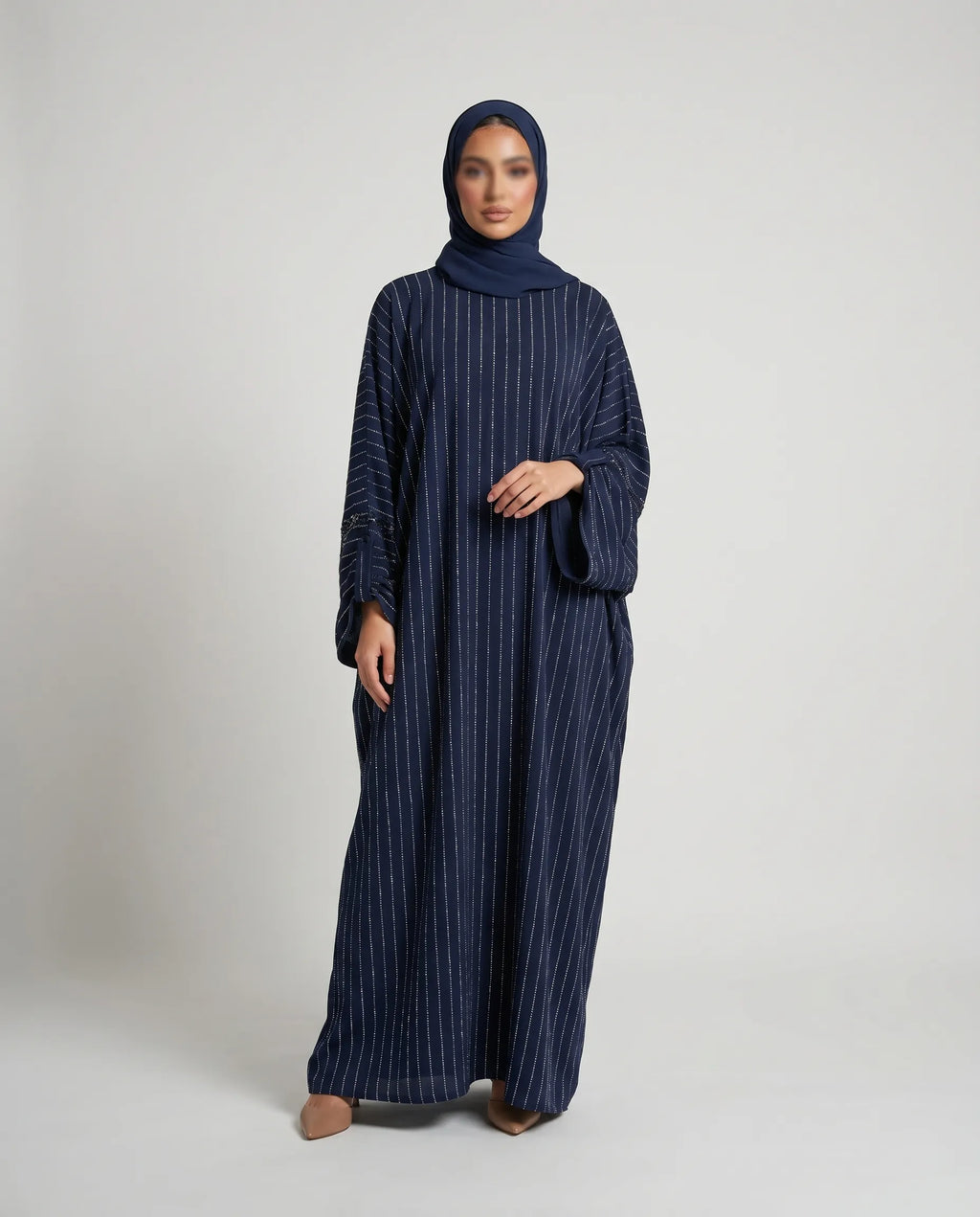 sparkly butterfly abaya