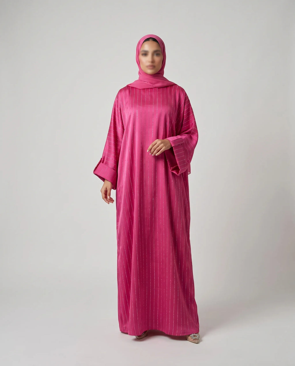 sparkly butterfly abaya