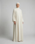 White Abaya Dress