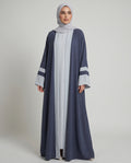 2 piece open Abaya set
