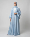 Balloon Sleeve Open Abaya