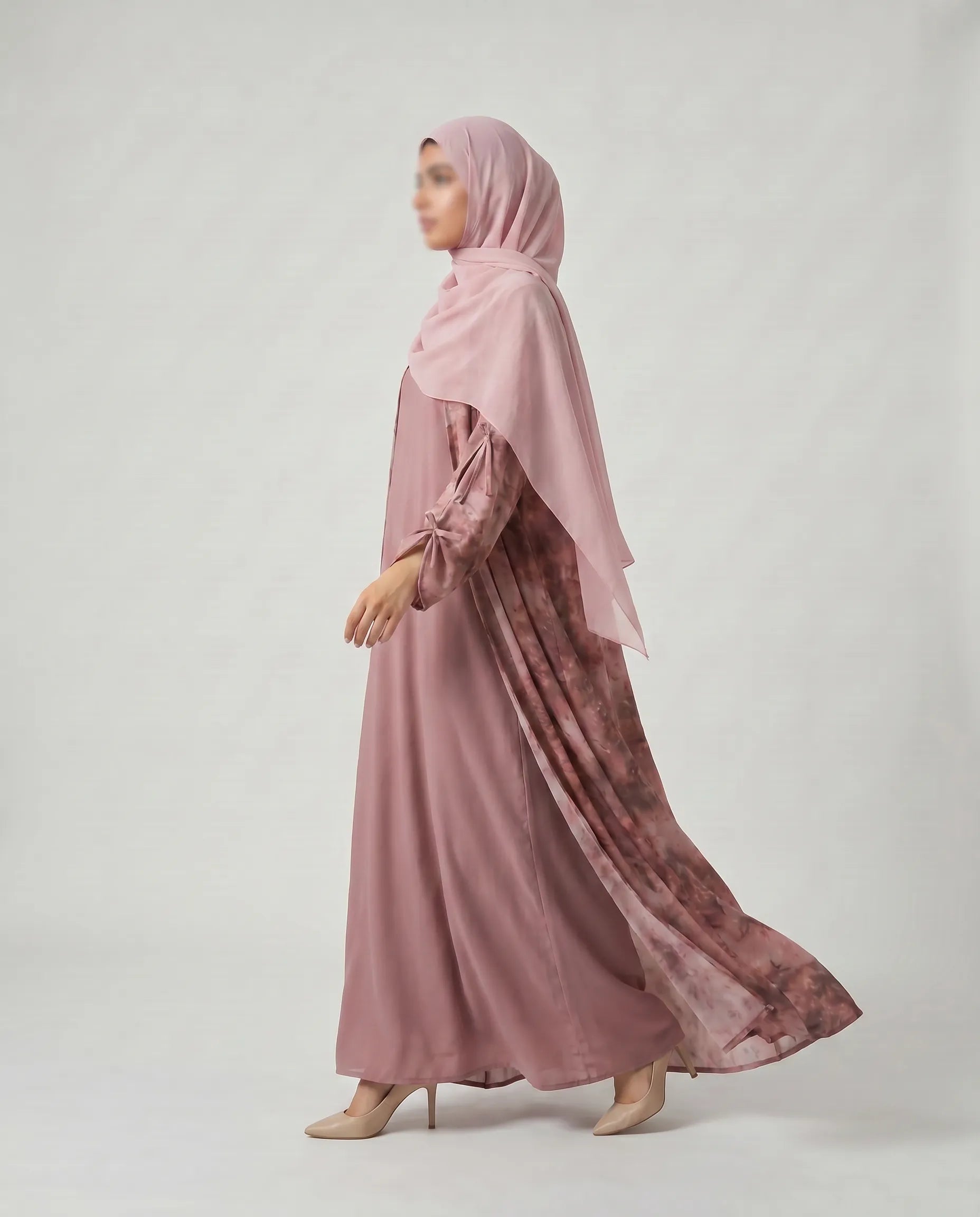 pink bow Abaya​