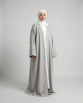 Linen Open Abaya