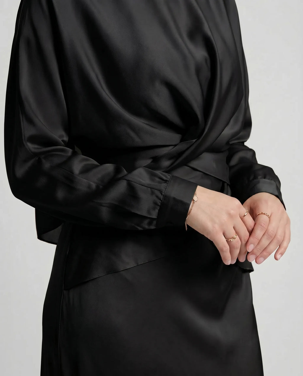 Silk Abaya Dress