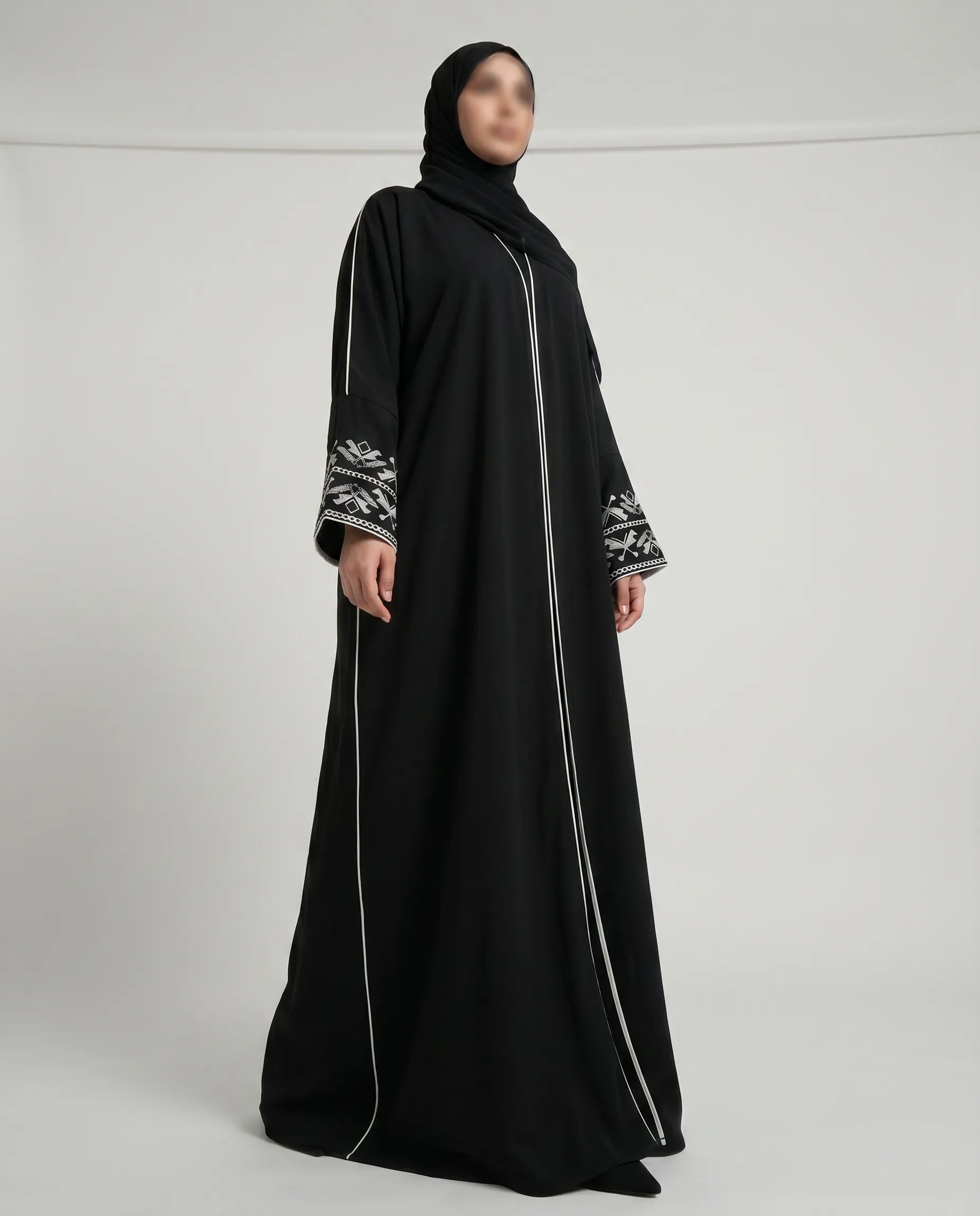 Black Saudi Arabia Abaya