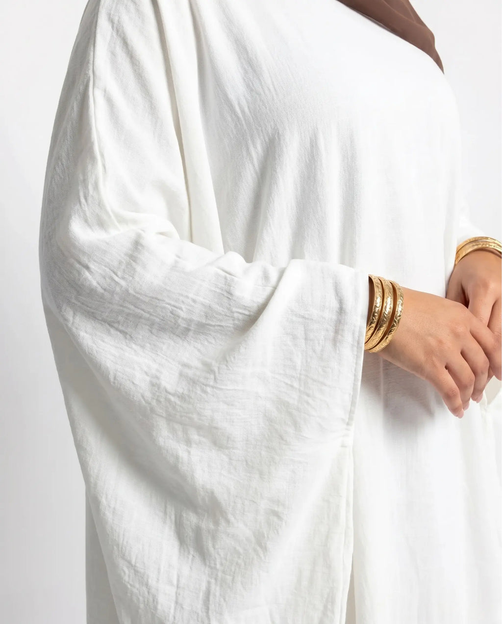 White Butterfly Abaya