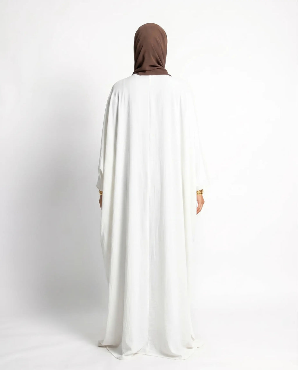 White Butterfly Abaya